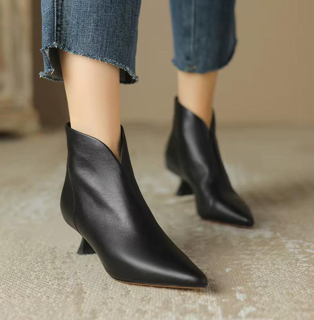 Pointy Stiletto Heels Boots