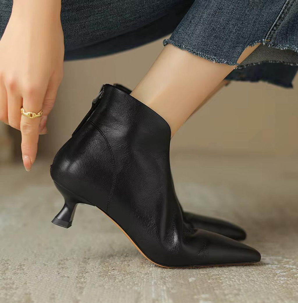 Pointy Stiletto Heels Boots