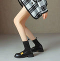 Loafers Short Knitted Elastic Boots Bootie 