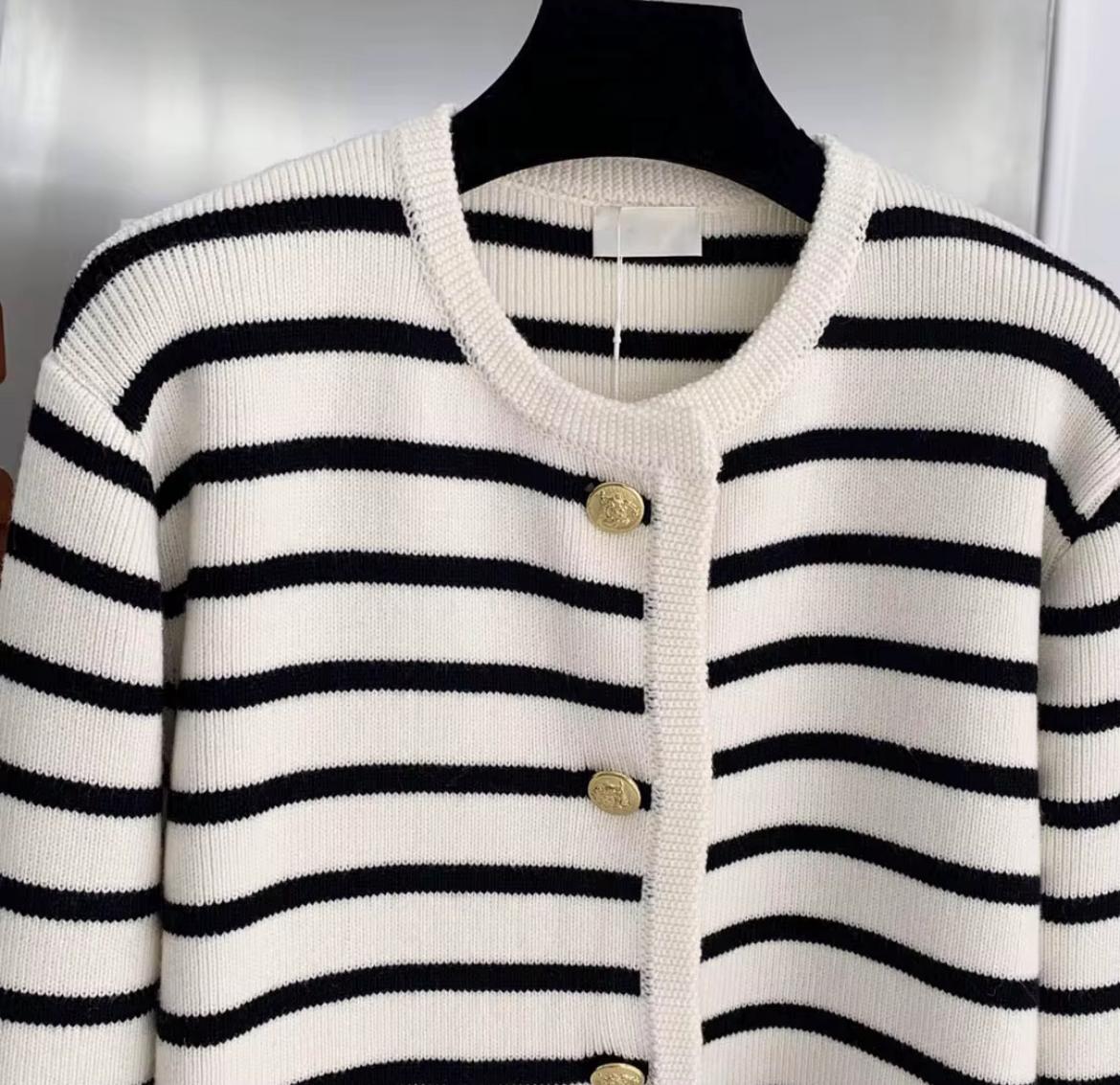 French Loose Short Sweater Jacket